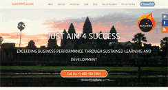 Desktop Screenshot of justaim4success.com