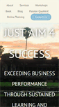 Mobile Screenshot of justaim4success.com